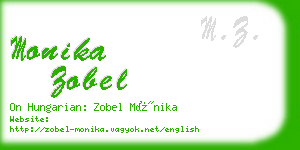 monika zobel business card